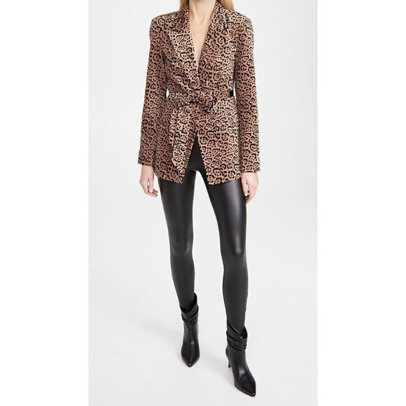 Yummie Faux Leather Leggings in Black Small As-is Vegan Pants - Picture 1 of 14